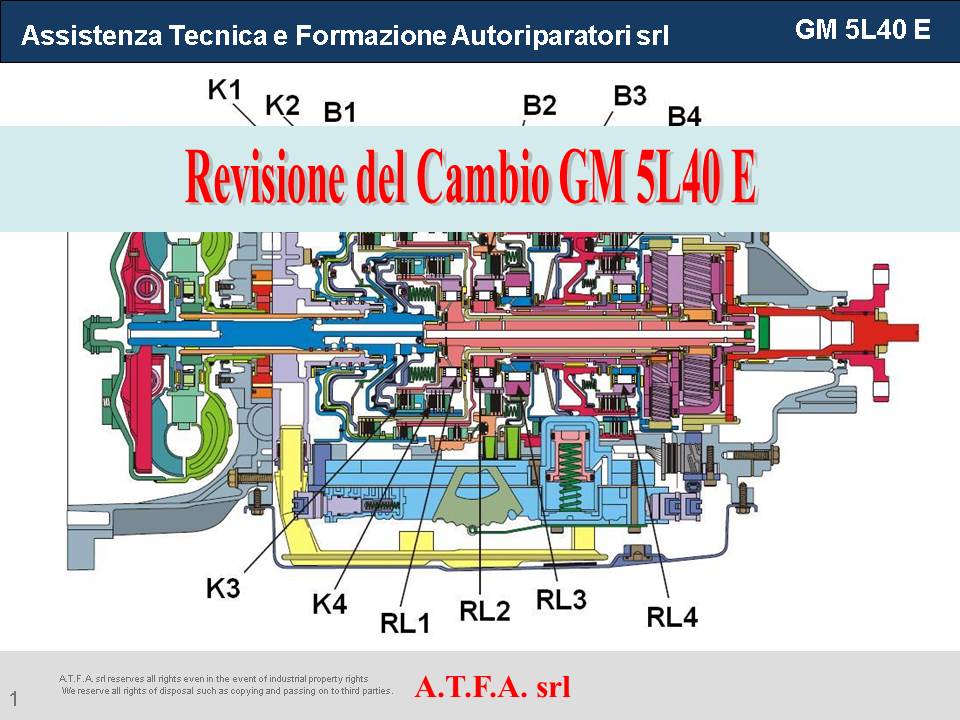 Funzionamento e Revisione GM 5L40E (GM 5L)